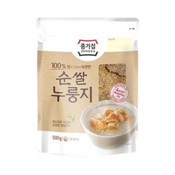 [청정원] 종가집 순쌀 누룽지 500g x 10입 한박스