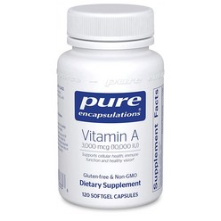 퓨어인캡슐레이션 비타민A 3000mcg 120정 Pure Encapsulations Vitamin A, 상세참조