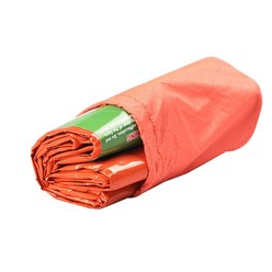 응급 비비 백 알루미늄 필름 생존 침낭 따뜻한 튜브 텐트 생존 bivvy 가방 방수 비상 담요, 주황색, 1개