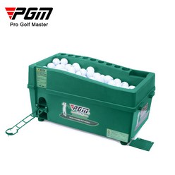 골프수윙연습 큐 홀더 다기능 볼 박스 대용량 골프 반자동 볼 머신 골프용품, JQ012 -그린