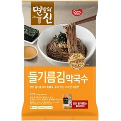 동원 면발의신 들기름김막국수, 1개, 250g