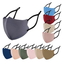 마스크/연예인 Color) 12 (신상 네오플랜 컬러 3D 마스크/패션 끈조절 블랙끈 마스크