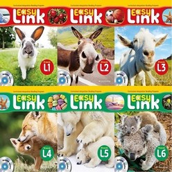 [이지링크] Easy Link L1~L6 (전6권 유치원~초등초급) +카림라시드 샤워기(블랙) 1개 +어린이마스크 3장리즈