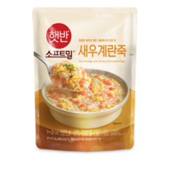 비비고 새우계란죽, 420g, 9개