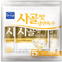 [날짜임박]면사랑 사골맛 육수 340g 30봉, 1700g, 6개