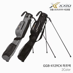 [던롭정품] XXIO 젝시오 GGB-X129CK 하프백 골프백 남성, 블랙체크