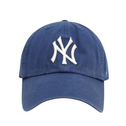 47브랜드 MLB모자 엠엘비 NY 뉴욕양키스 클린업 빅 로고 볼캡 모자 팀버블루 B-RGW17GWSNL-TBA