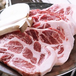 [한돈] 1등급이상 프리미엄 국산 돼지고기 목살 1kg, 한돈 냉동 목살1.5kg, 1개