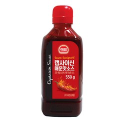 [사조대림] 해표 캡사이신매운맛소스550g x4개, 상세 설명 참조, 4개, 550g