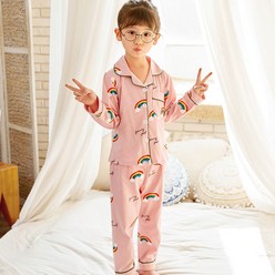 홈블리아 레인보우 키즈 아동잠옷 파자마세트 5-036