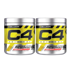 Cellucor 2개 C4 부스터 오리지널 헬스 프리워크아웃 체리 라임에이드 60 서빙 390 g, 390g