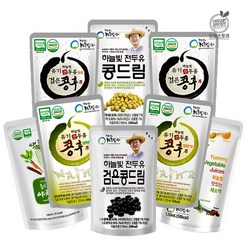 하늘빛 전두유 콩드림 유기농 검은 콩후 국내산 검정콩 두유 야채 스프 주스 채소 음료 135ml 20포, 14포, 콩드림 150ml