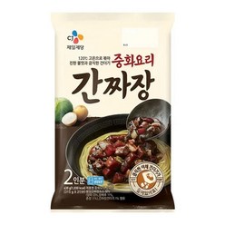 씨제이 먹방 별미 중화요리간짜장 2인분 중화요리 중국음식 630g, 8개