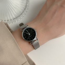 블루씨티 파우치포함 데일리 여성 썸데이 메쉬 메탈 손목시계
