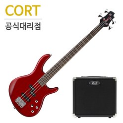 콜트 Action Bass Plus 베이스기타 + 15w 앰프 패키지, TR(레드)