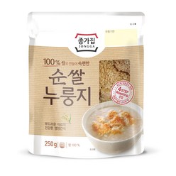 [종가집] 청정원 순쌀 누룽지 250g x 6개