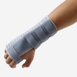 평화 의료용 손목 스프린트 손목압박 부목지지대 손목보호대 회색 좌측, 좌측 XL, 1개