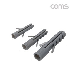 Coms IH682 콘크리트 칼블럭 앙카 80pcs 5mm 6mm 8mm 피스 나사 서포트 앵커