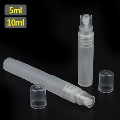 스프레이형 미니 반투명 용기 5ml/10ml 공용기 스프레이병 공병 휴대용스프레이 향수공병 향수병, 10ml, 10ml