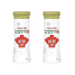 만능 감칠맛 미원72gX2 홈메이킹 감칠맛 국물용 육수 청정원 친정엄마 식재료, 1세트