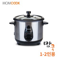 맘쿡 전기밥솥 1-2인용 DMC-060 캠핑 원터치 보온밥통, 단품