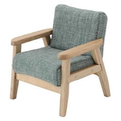몬테소리 112 인형의 집 소파 일본식 싱글 패브릭 안락 의자 가구 모델 완구 미니어처 액세서리, [01] Style2, 01 Style2