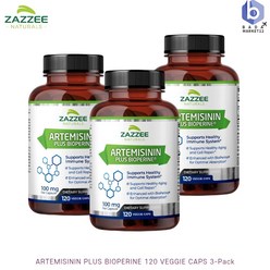 재지 Artemisinin 알테미시닌 100mg 비건 캡슐 120정 3개