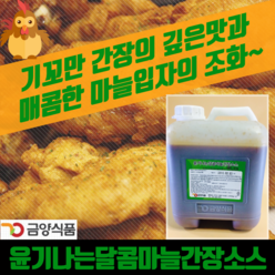 금양식품 간장치킨소스 윤기나는달콤마늘간장소스 10KG, 1개