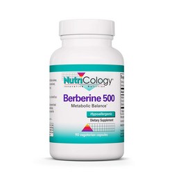 뉴트리콜로지 Berberine 베르베린 500mg 90 베지캡슐 인도 발베리 매자나무, 1개, 90정