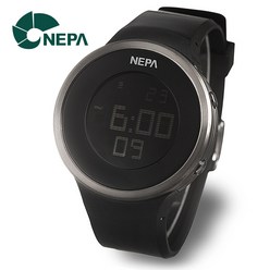 NEPA 네파 N232-BLACK 랩타임 스탑워치 군용 조깅용 스포츠시계
