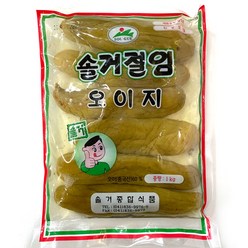 우리존 솔거 통 오이지 4kg-1Kg, 3팩, 1kg