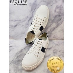 [에스콰이아] <공식 인증 판매처> (에스콰이아 남성화) 발이 편하고 쿠션감이 좋은 남성 스니커즈 (3cm굽)