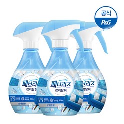 페브리즈 섬유탈취제 상쾌한향 본품, 370ml, 3개