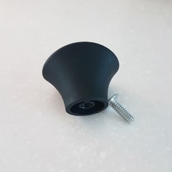 프라이팬 뚜껑 냄비 뚜껑 교체용 손잡이 꼭지, 1개, 심플(블랙)