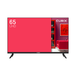 삼성패널 중소기업 65인치 UHD 4K TV 165cm LED TV 스탠드형 벽걸이 가능 방문 설치 1등급, 스탠드형 방문설치