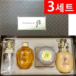 더후 후스파 바디 2종세트(워시220ml+로션220ml+세안고150g), 3세트