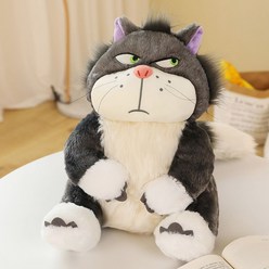 고양이인형 키치 이상한 쿠션인형 뚱냥이 귀여운 애착 장식, 65cm, 루시퍼 고양이