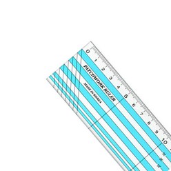 JStrading 의상학과 신학기 준비물 미싱 재봉틀 의류부자재, 59-1. 컬러시접자 (15cm)
