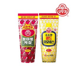 [오뚜기] 토마토 케찹 500g+골드 마요네스 500g, 없음