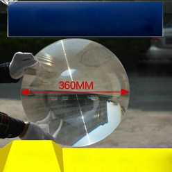 프레넬렌즈 돋보기거울 휴대용확대경 360mm 큰 얼굴 광학 PMMA 태양 프레 넬 초점 거리 220mm 450mm 900mm 집중 장치, 3.9MM