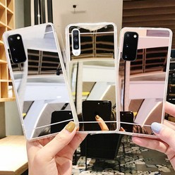 아이폰 갤럭시 풀 미러 거울 젤리 하드 클리어 투명 범퍼 방탄 휴대폰 핸드폰 케이스