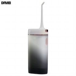 DFMEI 휴대용 물치실 전동 신축 스케일링기 충치기 구강 치아 청소 스프레이 여행 수납, 흰색