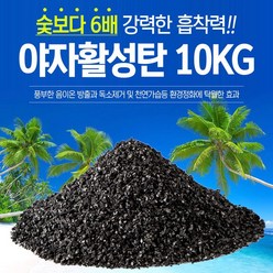 [천삼백케이] [김용석생활연구소] 야자활성탄 10kg, 단품