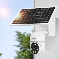 [SMTONE]샤오미 xiaovv 야외 태양광 무선 CCTV 에너지 버전 가정용 안전 4G LTE/WIFI 실외방수 CCTV 카메라, XVV-1120S-P6 Por