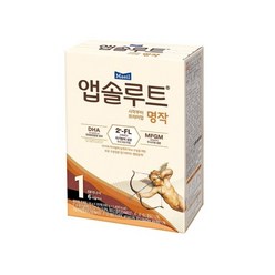 매일유업 앱솔루트 명작 시작부터 프리미엄 2FL 1-3단계 스틱(14gx20입) 280g -, 스틱분유2단계