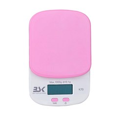 올댓세일 가정용 주방 전자저울 K70, 핑크