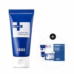 아이소이 [아이소이] 아크니 닥터 퍼스트 블랙 딥 클렌징 폼 75ml(+세럼5ml&패드5매 증정), 단품없음