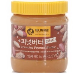 노브랜드 피넛버터크런치340g, 340g, 1개