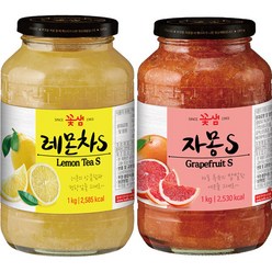 꽃샘 레몬차S 1kg+자몽차S 1kg