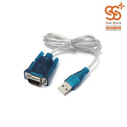 USB to RS232 시리얼컨버터 변환포트케이블, 단품